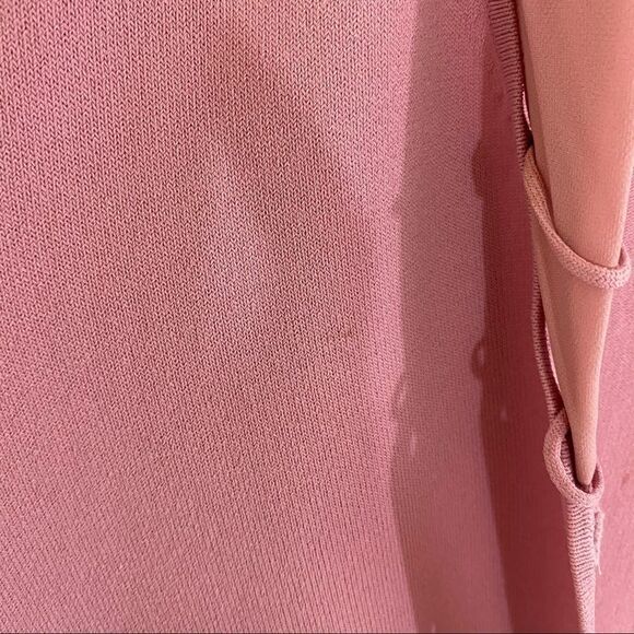 Max Studio Pink Button Front Cardigan - Picture 2 of 4